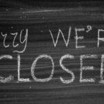 closed sign